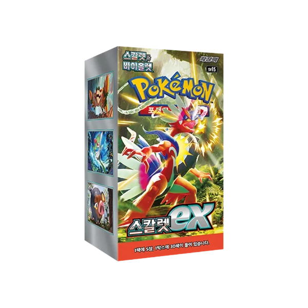 Pokémon TCG Korean Scarlet & Violet Scarlet ex SV1S Booster Box 30 Booster Packs New Sealed