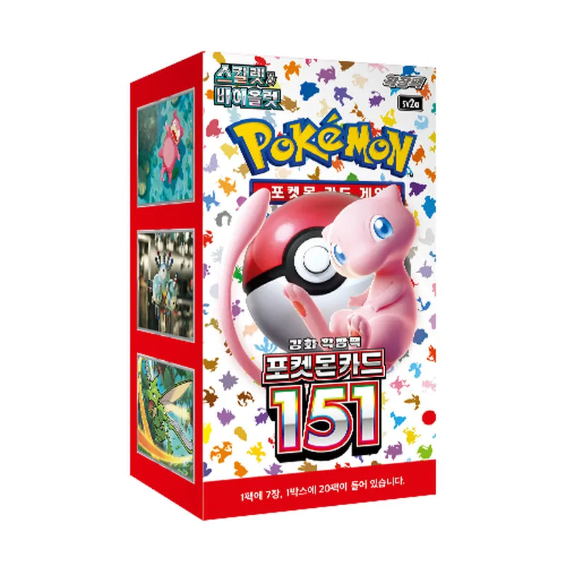 Pokémon TCG Korean Scarlet & Violet 151 SV2A Booster Box 20 Booster Packs New Sealed